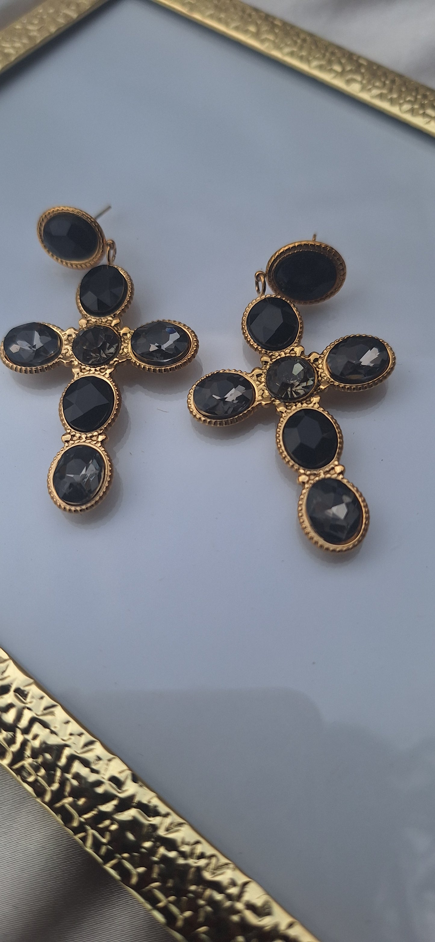 Boucles d'oreilles Croix✨️