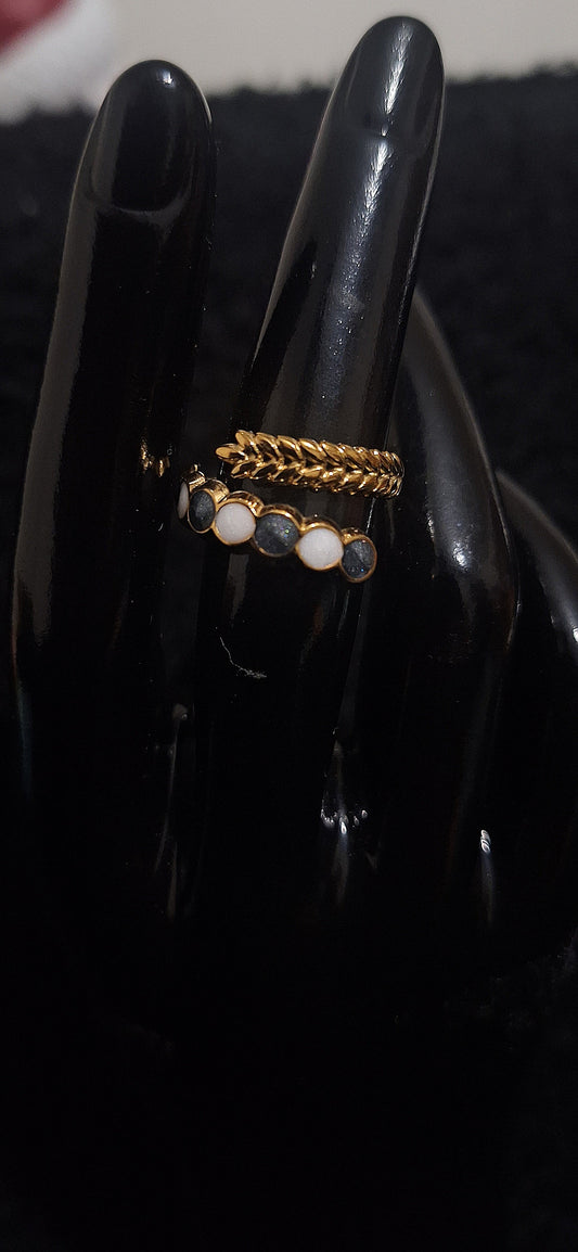 Bague Acier inoxydable - Ajustable - Astrolia✨️