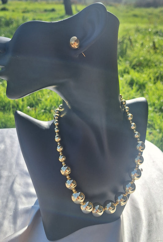 Parure acier inoxydable - boule✨️