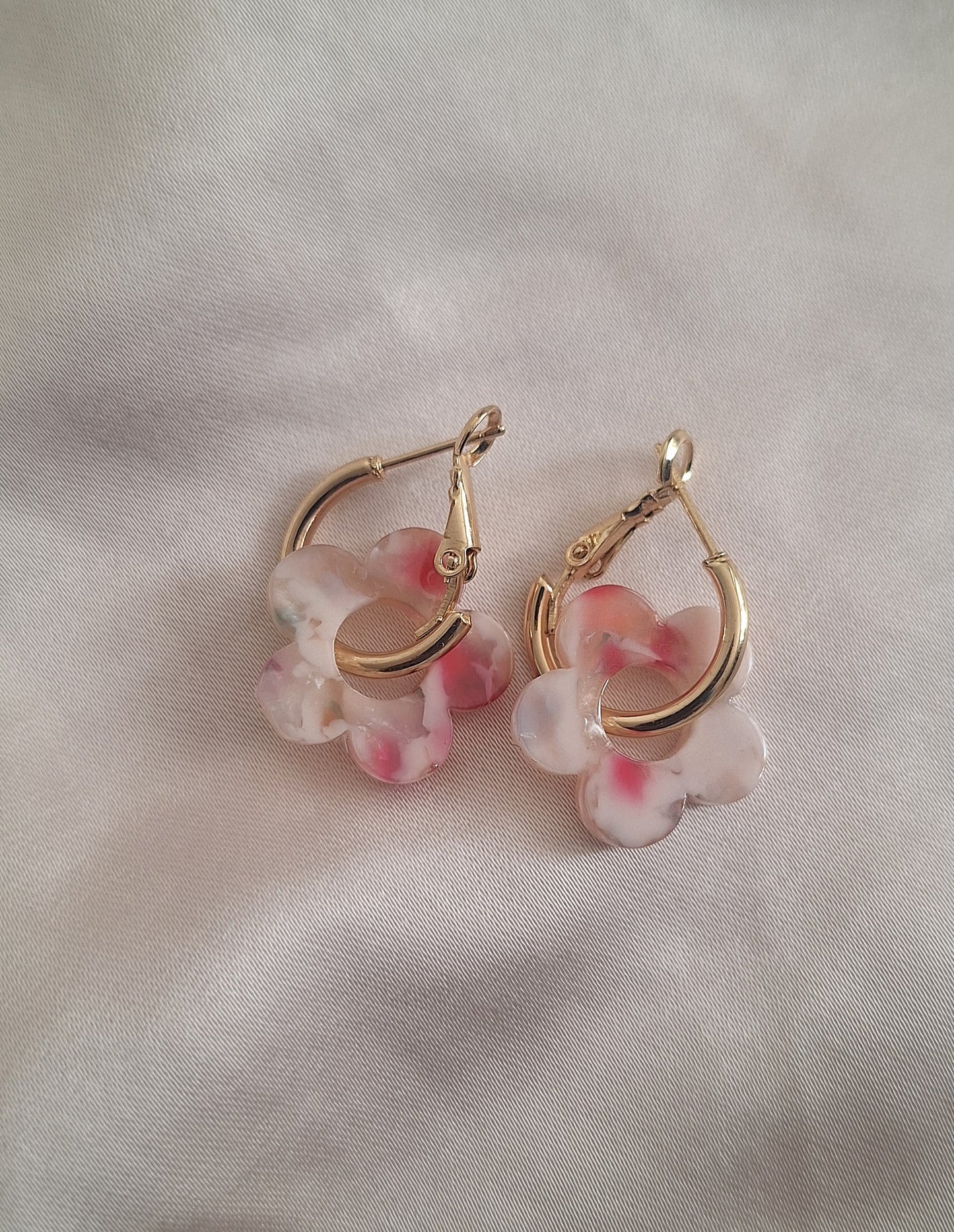 Boucles d'oreilles fleur Acier inoxydable  - Agena✨️