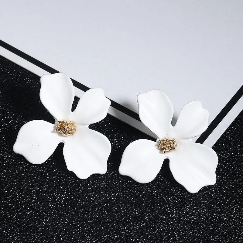 Boucles d'oreilles petite fleur