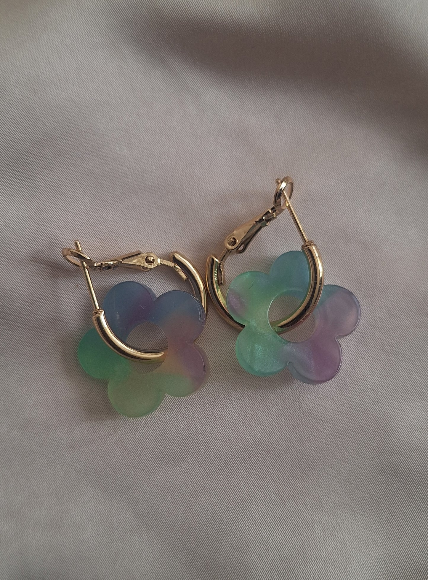 Boucles d'oreilles fleur Acier inoxydable  - Agena✨️