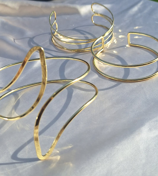 Manchettes bras en acier inoxydable ✨️