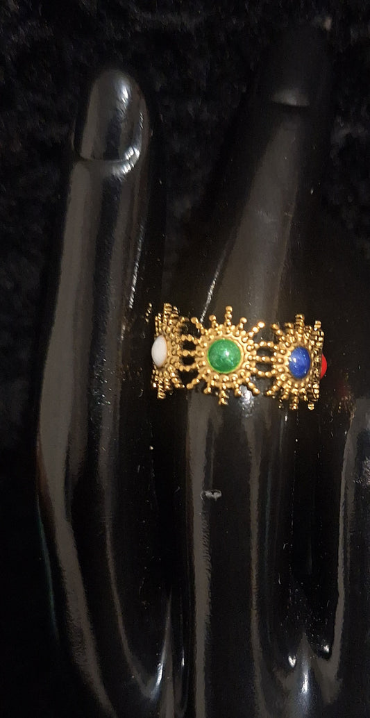 Bague Acier inoxydable - Ajustable- Eta✨️