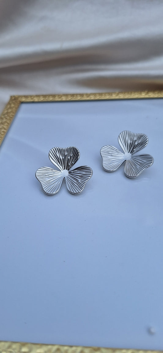 Boucles d'oreilles trèfles 3 feuilles